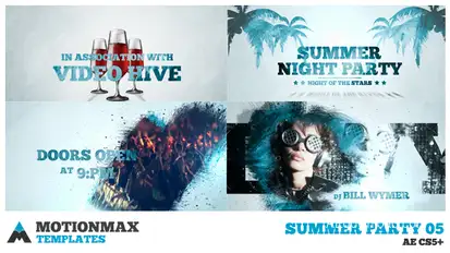 Summer Party 05 Openers template preview