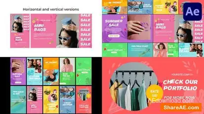 Summer Sale Promo for After Effects Openers template preview