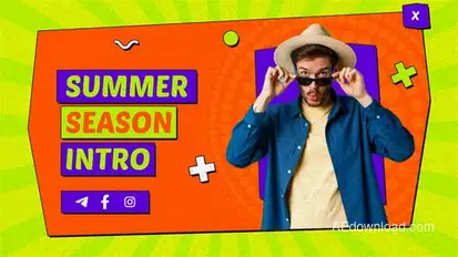 Summer Season Intro broadcast-packages template preview