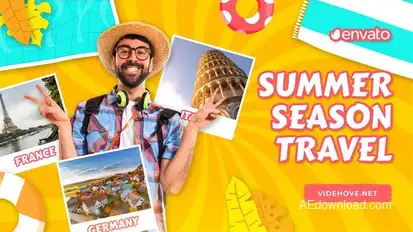 Summer Season Travel Promo Product Promo template preview