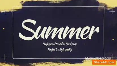 Summer Slideshow Openers template preview
