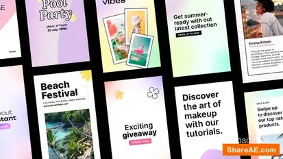 Videohive Summer Stories 46249918 Titles template preview