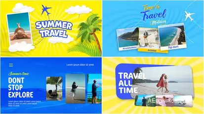 Summer Travel Openers template preview