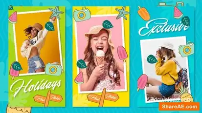 Tropic Travel  Instagram Openers template preview