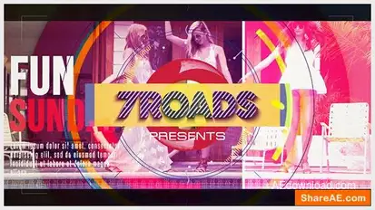 Videohive Summer Weekend – Slideshow Video Displays template preview