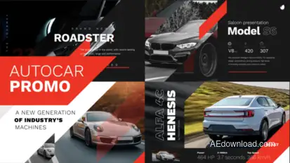 SUPER CAR PROMO Product Promo template preview