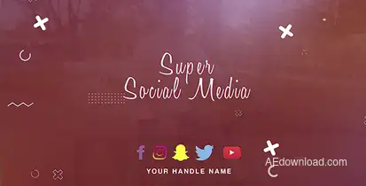 Super Social Media Openers template preview