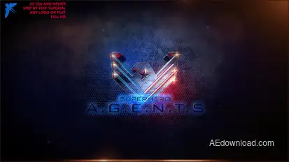 Superhero Agents Logo Logo Stings template preview