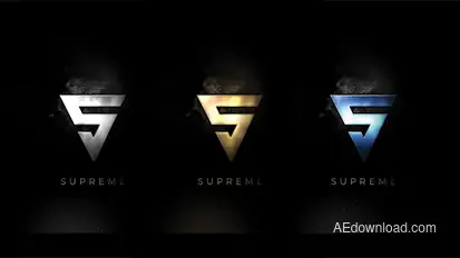 SUPREME Logo Stings template preview