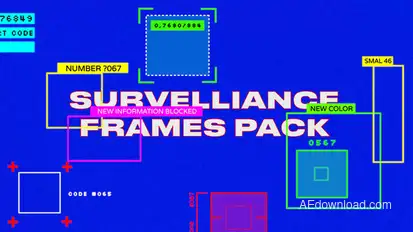 Survelliance Frames Pack Elements template preview