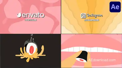 Sushi Intro Logo Pack for After Effects Logo Stings template preview