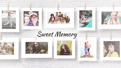 Sweet memories Openers template preview