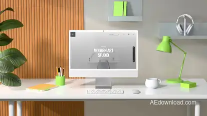 Sweet Room - Animated 3D Desktop Mockups Website Presentation Product Promo template preview