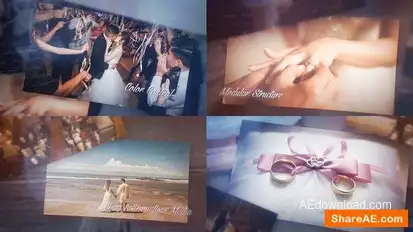 Sweet Wedding Cinematic Story Openers template preview