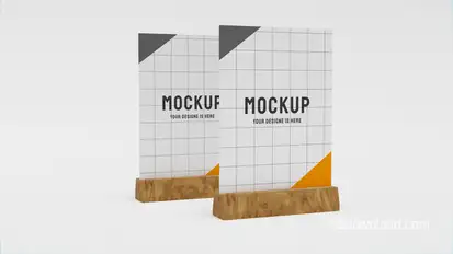 Table Tants Mockup Video Displays template preview
