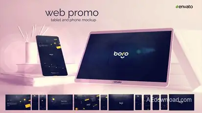 Tablet And Phone Mockup Product Promo template preview
