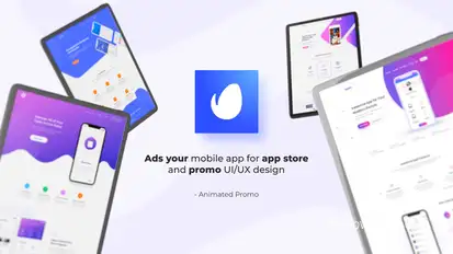 Tablet App Promo Product Promo template preview