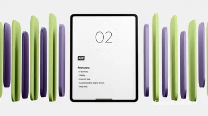 Tablet Pad Pro App Preview Screen Template Product Promo template preview