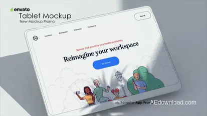 Tablet Promo Product Promo template preview