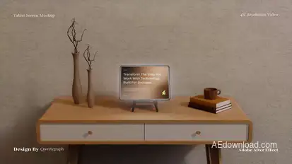 Tablet Screen Mockup Product Promo template preview