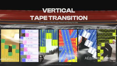 Tape Transition Elements template preview