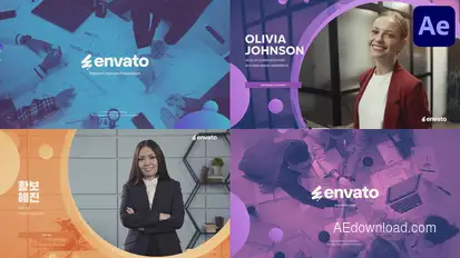 Team Introduction Slideshow for After Effects Openers template preview