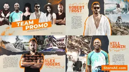 Team Promo Openers template preview