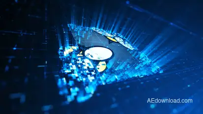 Tech Logo Intro Logo Stings template preview