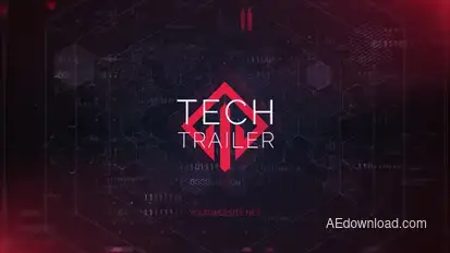 Tech Trailer Titles Titles template preview