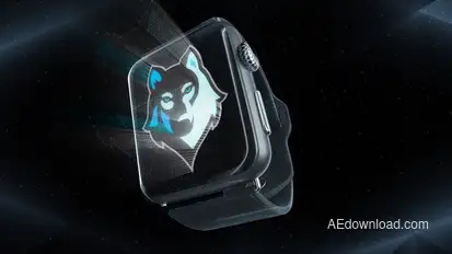 Tech Watch Logo Intro Logo Stings template preview