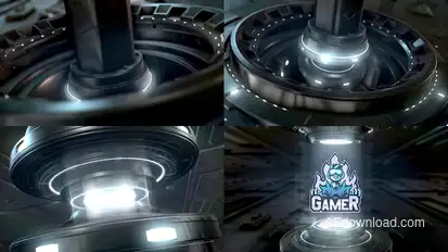 Techno Gaming Logo Reveal Logo Stings template preview