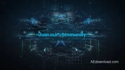 Technology Digital Opener Titles Titles template preview