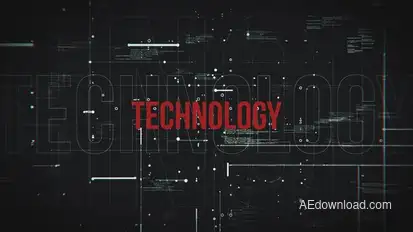 Technology Grid Titles template preview