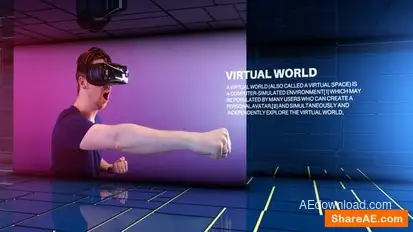 Technology Grid Slideshow Openers template preview