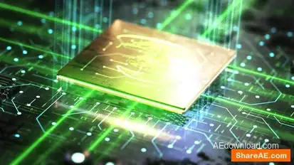 Technology Logo Reveal Logo Stings template preview