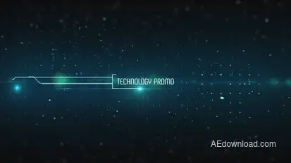 Technology Promo Video Displays template preview