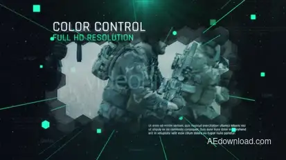 Technology Slides Video Displays template preview