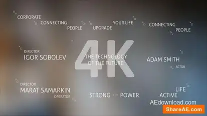 Videohive Technology Titles and Alphabet 4K Titles template preview