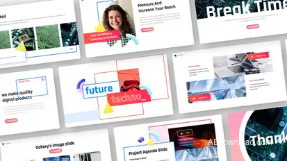 Technology Video Display After Effect Template Elements template preview