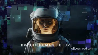 Technology Video Slideshow Logo Stings template preview