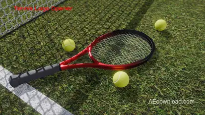 Tennis Logo Opener Openers template preview