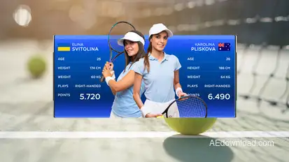 Tennis Package 2 broadcast-packages template preview