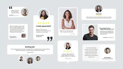 Testimonials & Quotes Video Template Elements template preview