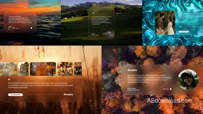 Testimonials After Effect Template Video Displays template preview