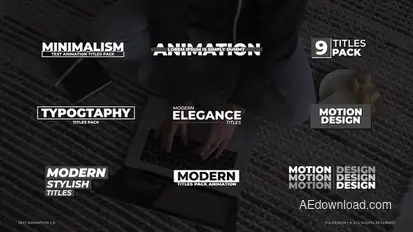 Text Animation 2.0 | AE Titles template preview