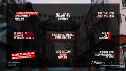 Text Animation 2.0 | After Effects Titles template preview