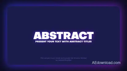 Text Animation Titles template preview