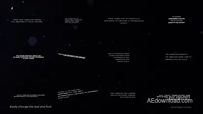 Text Animation 5.0 | After Effects Titles template preview