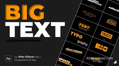 Text Animation Titles template preview