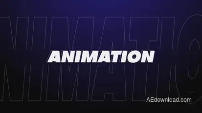 Text Animation Titles template preview